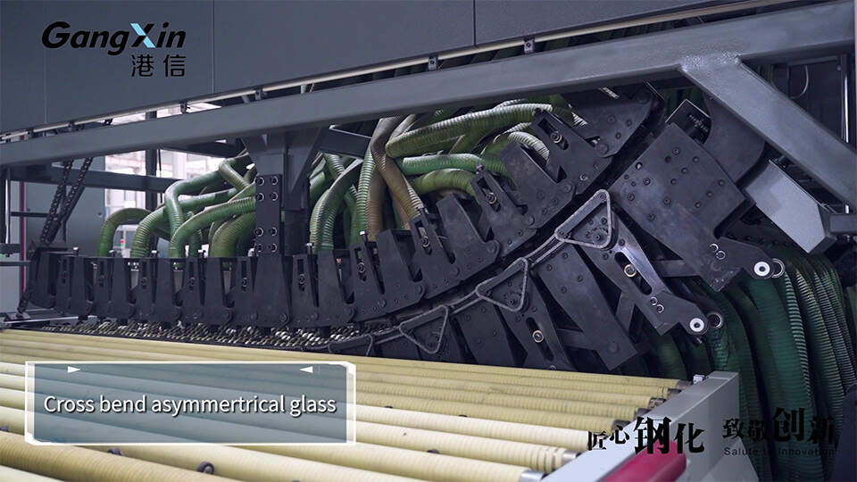 Concave/Convex Cross Bending + Asymmetrical & Lengthwise Bending + Flat Glass Tempering Furnace