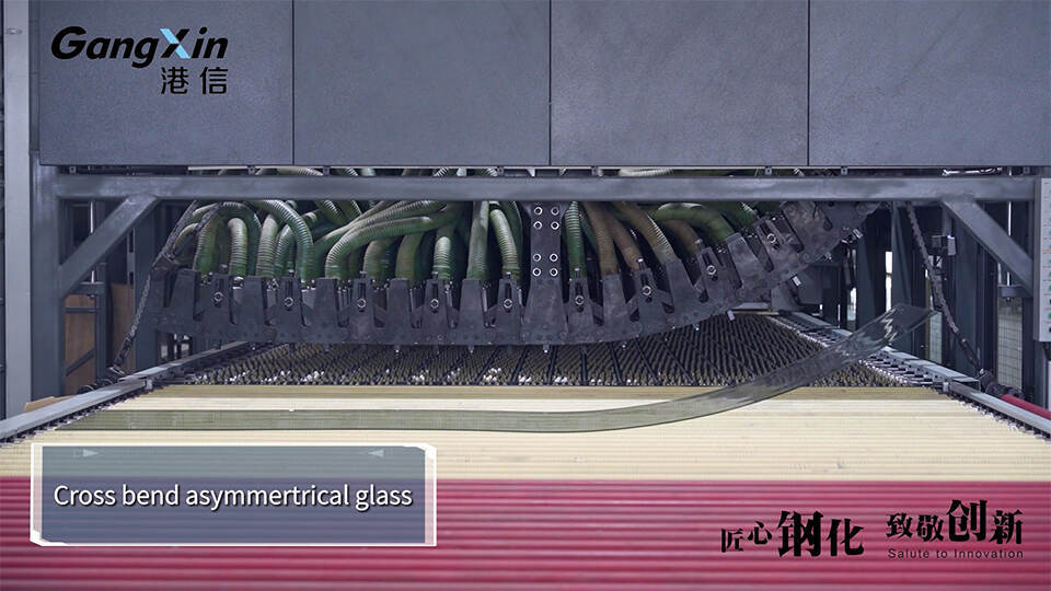 Concave/Convex Cross Bending + Asymmetrical & Lengthwise Bending + Flat Glass Tempering Furnace