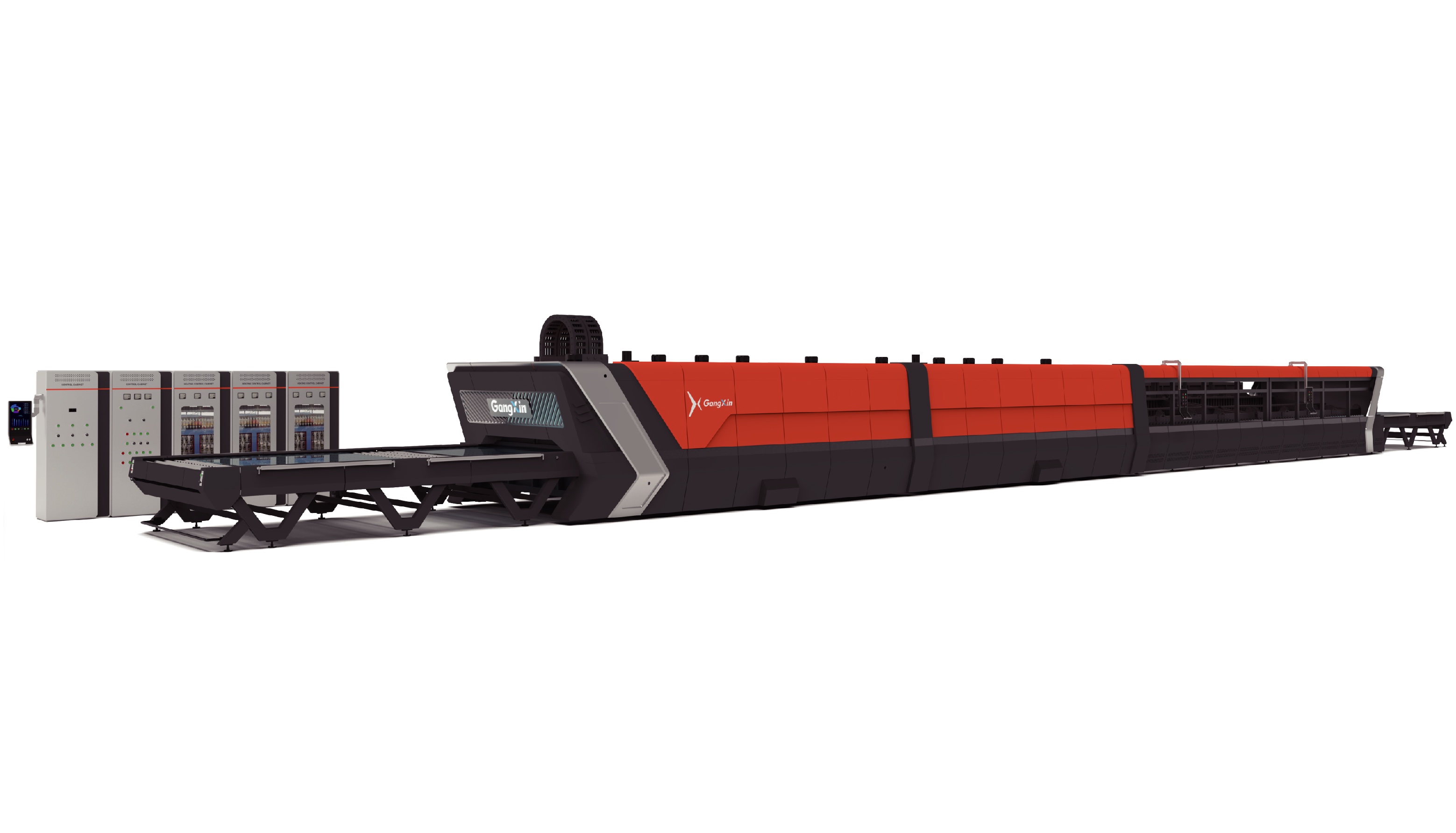GX-GK＆GX-GG Double Chambers (Forced Convection) Flat Glass Tempering Furnace