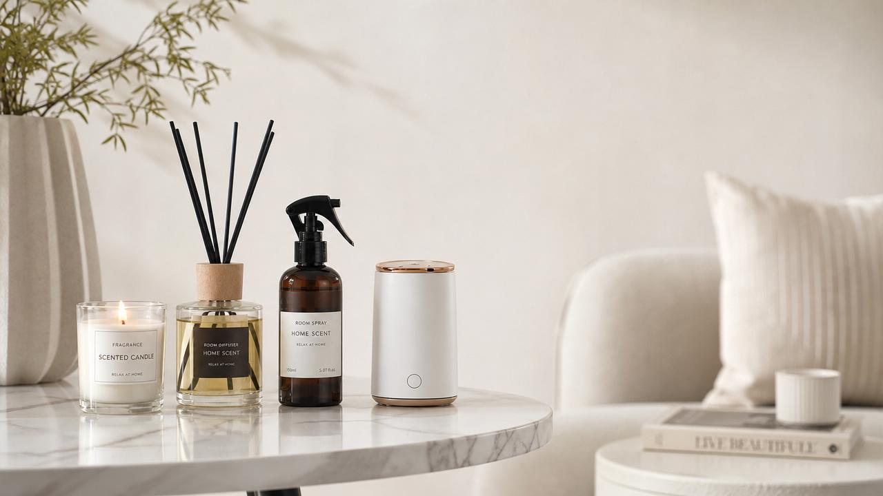 Explication des types de parfums d’intérieur: bougies, diffuseurs à roseaux, sprays, et options électriques