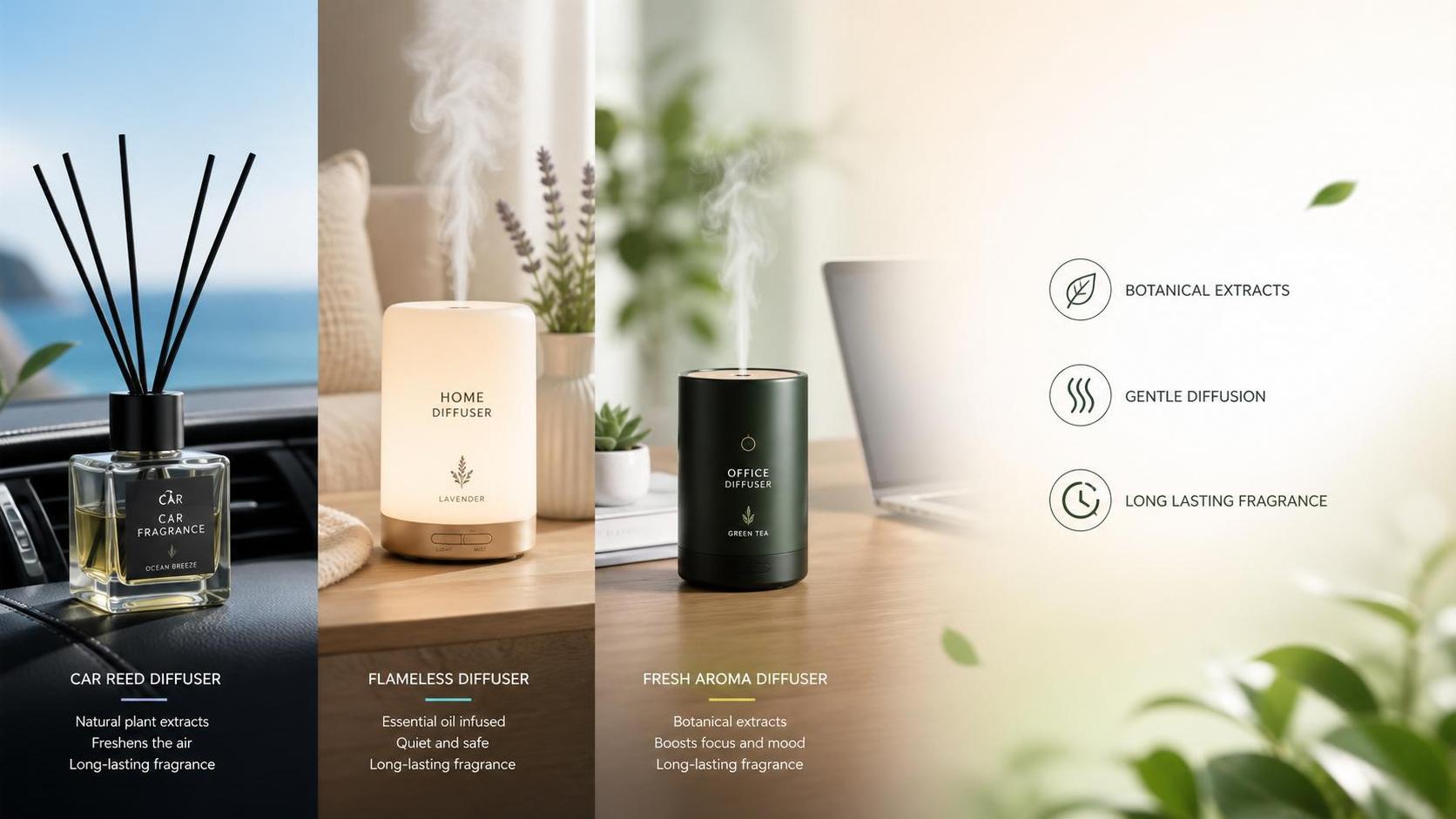 Meilleur désodorisant pour voitures, maisons et bureaux : comment choisir selon l’espace et le type de parfum