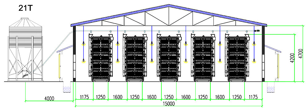 105,300 pullets H5 automatic pullet chicken cage's house drawing2.Jpeg