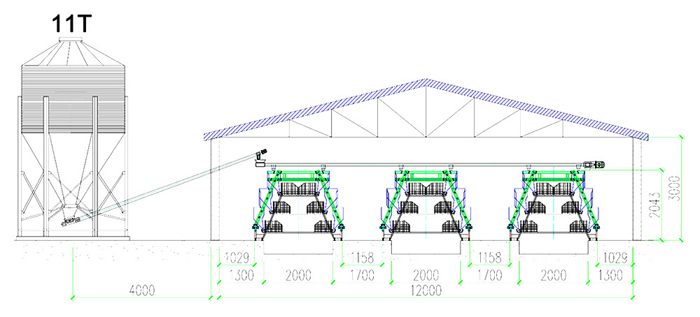 25,272 pullets A3 automatic pullet chicken cage's house drawing4.jpg 25,272 pullets A3 automatic pullet chicken cage's house drawing4.jpg