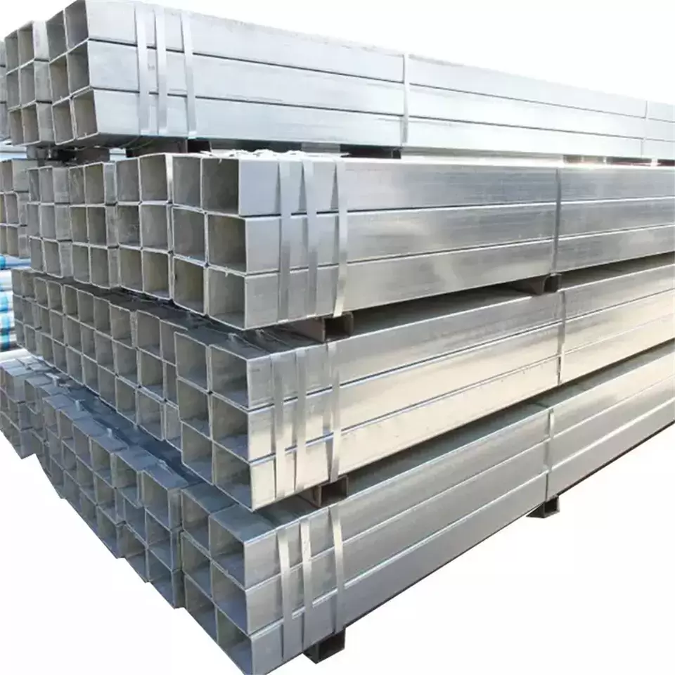 Hot-dip galvanized Square pipes
