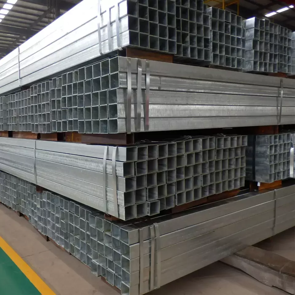 Hot-dip galvanized Square pipes