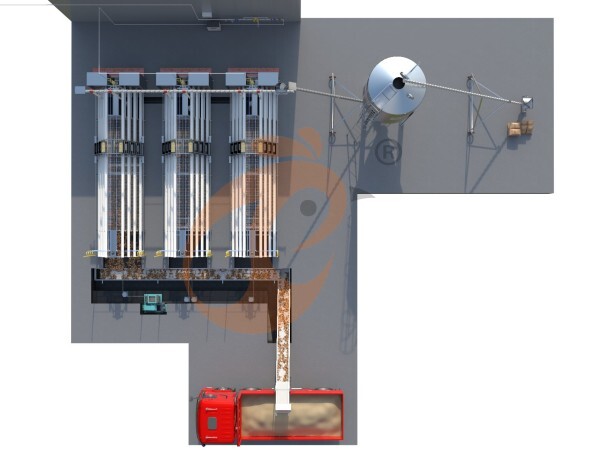 10,000 - 30,000 poules pondeuses Cage en batterie automatique de type A