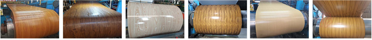 Wood Grain Color Coated Roll Coil