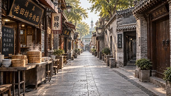 How do you plan a walking route through Xi’an’s old streets for an in-depth visit?