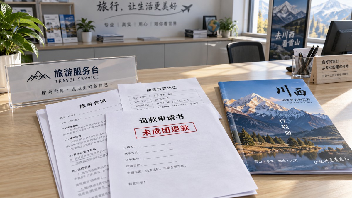 川西小团游拼团未成行,已付团费怎么退? The Western Sichuan Small-Group Tour Didn't Go Ahead—How Can I Get a Refund for the Tour Fee I've Paid?