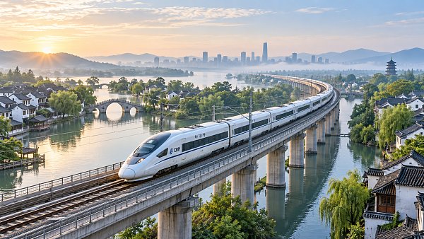 How can you plan a high-speed rail route for a panoramic tour of China without backtracking?