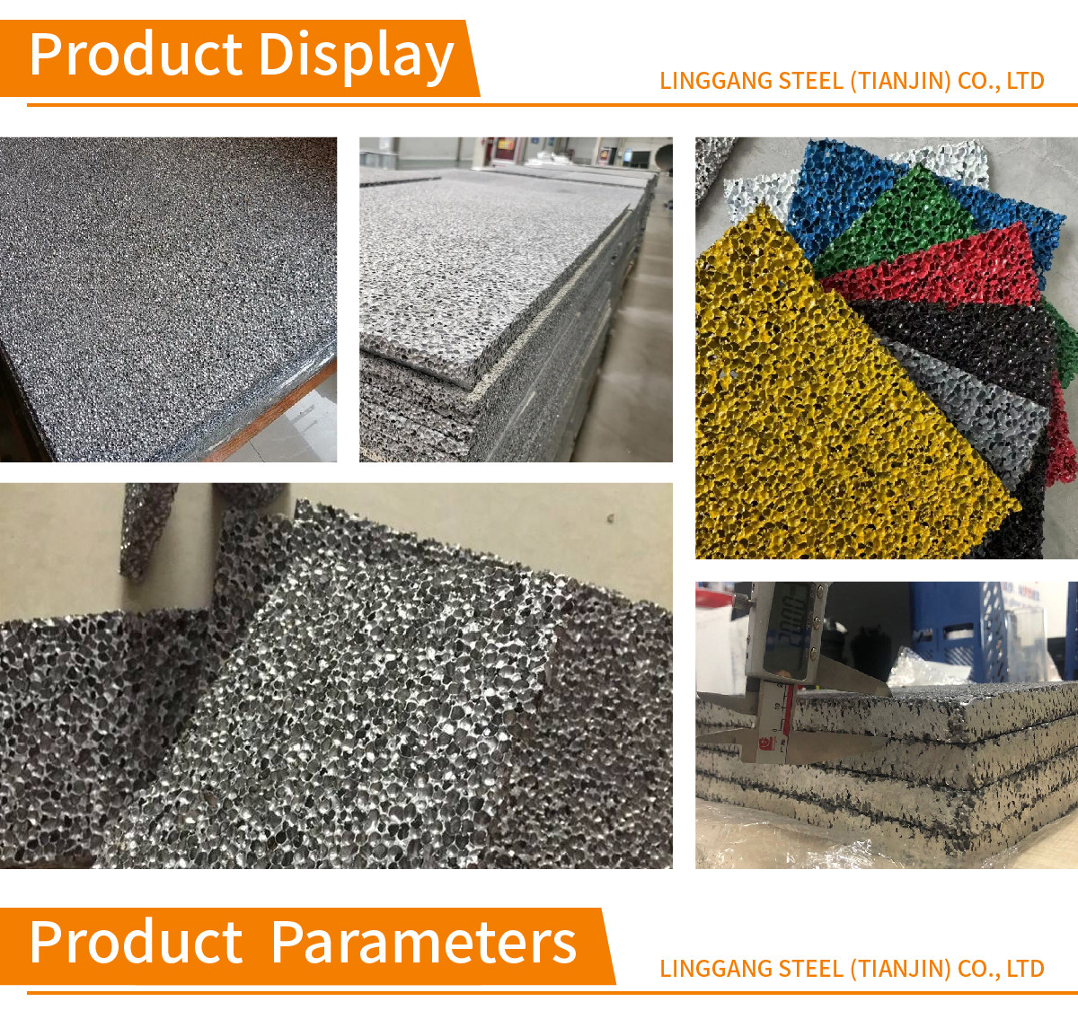 铝详情-15 Open Cell Aluminium Foam Metal Foam Sheet