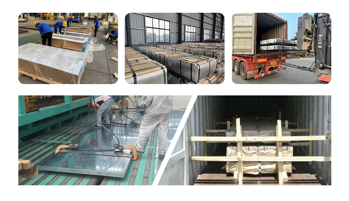 镀铝锌板3 Galvalume Steel Metal Sheet for Facade Wall Panel