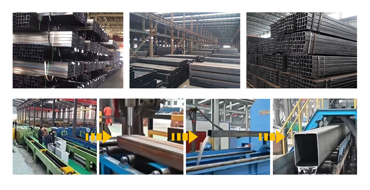 方管2 MS RHS 40*80*2 for Structure Galvanized Square Rectangular Tube