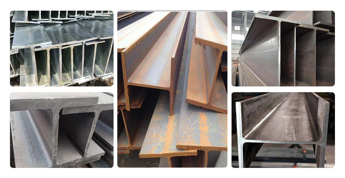 H型钢1 H Beam Building Metal Material Cut Into T bar Steel I Beam Railway Building
