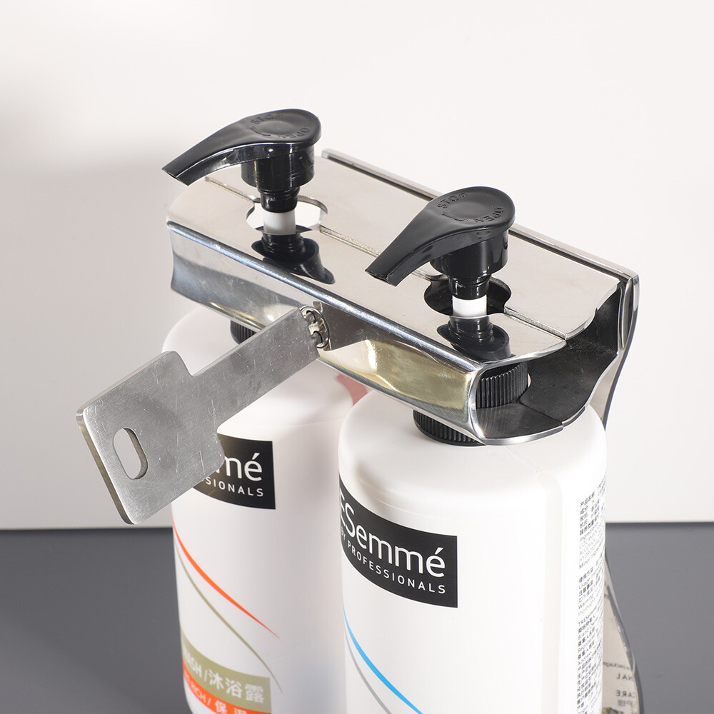 Bulk Custom Hand Wash Set Practical Combo of Durable Wall Mount Dispenser and Portable Bottle for Cost Effective Facility Supply