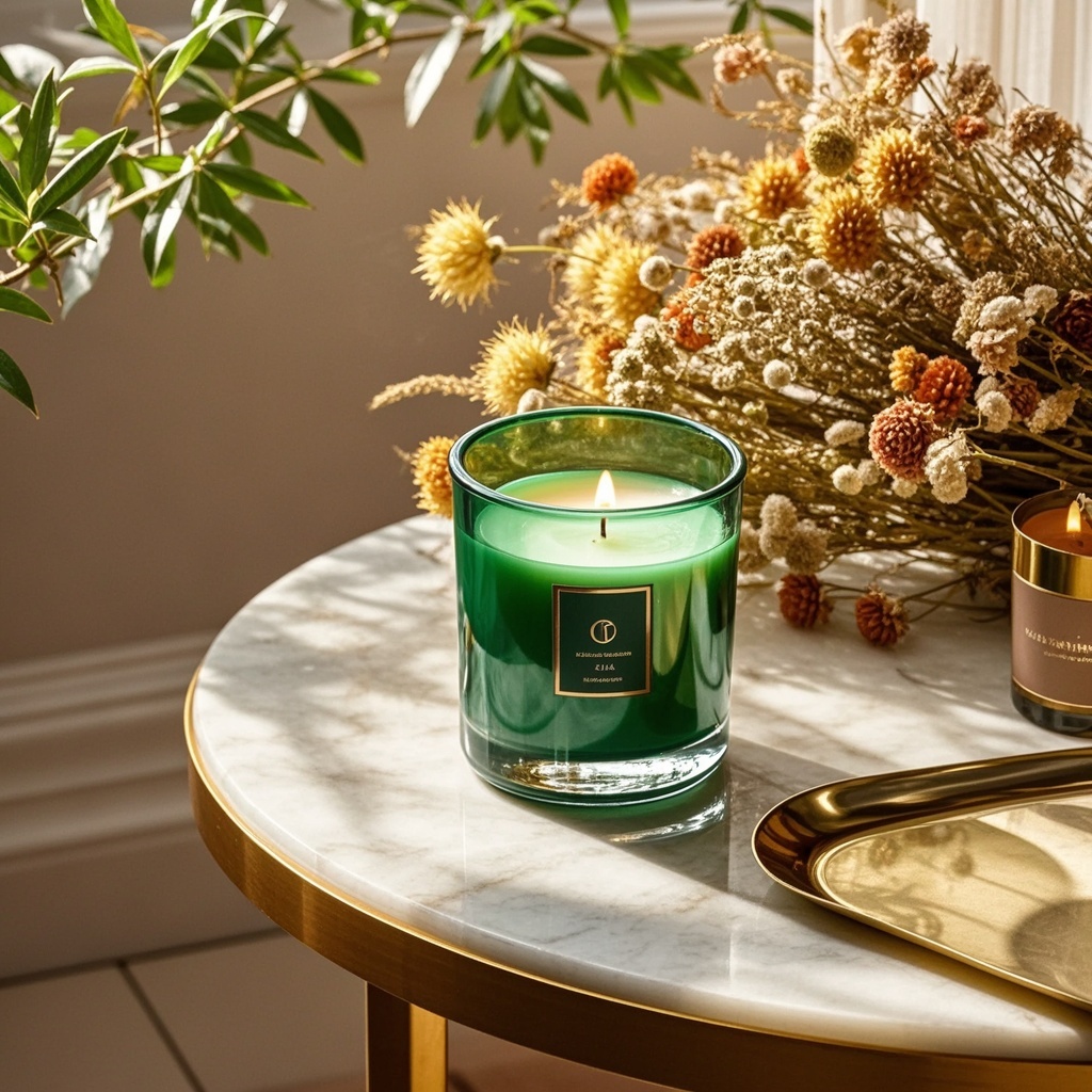 Luxury Hotel Scented Candles, Private Label Custom Fragrance for 5-Star Amenities, Elegant Home Collection for Spa & Resort