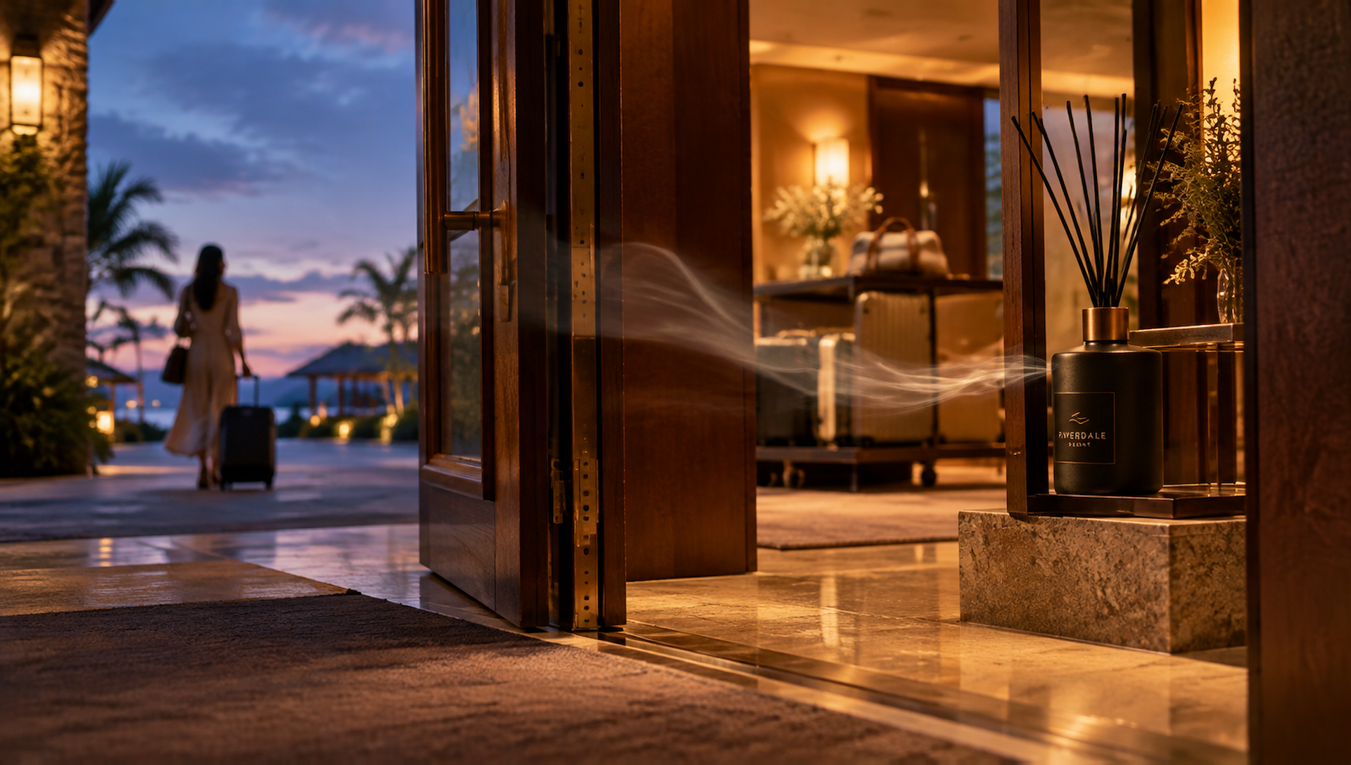 The Door Opens, and Scent Arrives Before Light – The Fragrance Speaks the Resort's First Sentence The Door Opens, and Scent Arrives Before Light – The Fragrance Speaks the Resort's First Sentence