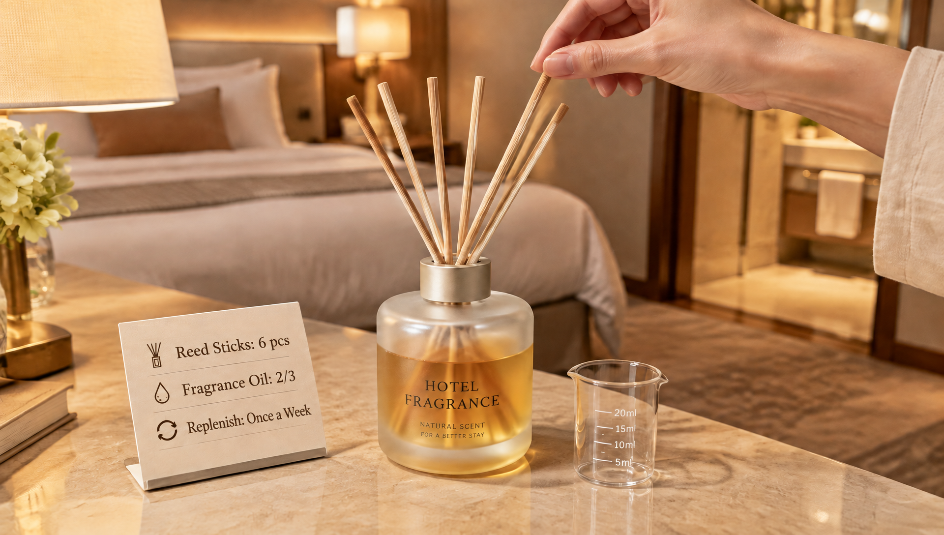 Reed Count, Liquid Level and Diffusion Power: How to Tune a Reed Diffuser Reed Count, Liquid Level and Diffusion Power: How to Tune a Reed Diffuser
