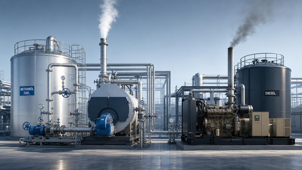 Combustible de metanol vs diésel: ¿Cuál se adapta mejor a los sistemas de energía de respaldo y calderas?