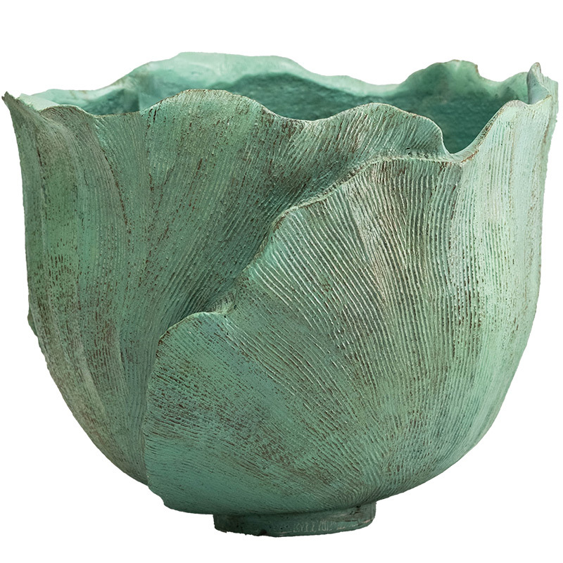 Petal-Shaped Magnesium Oxide Planter Petal-Shaped Magnesium Oxide Planter