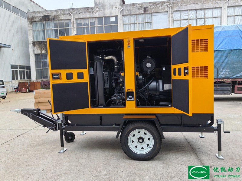 Mobile Trailer Genset with Extreme Cold Field Start Capability