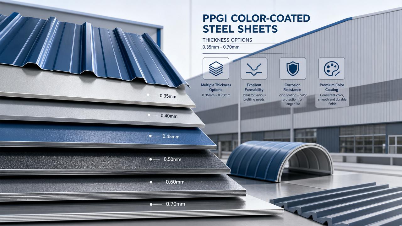 How to Choose the Right PPGI Sheet Thickness
