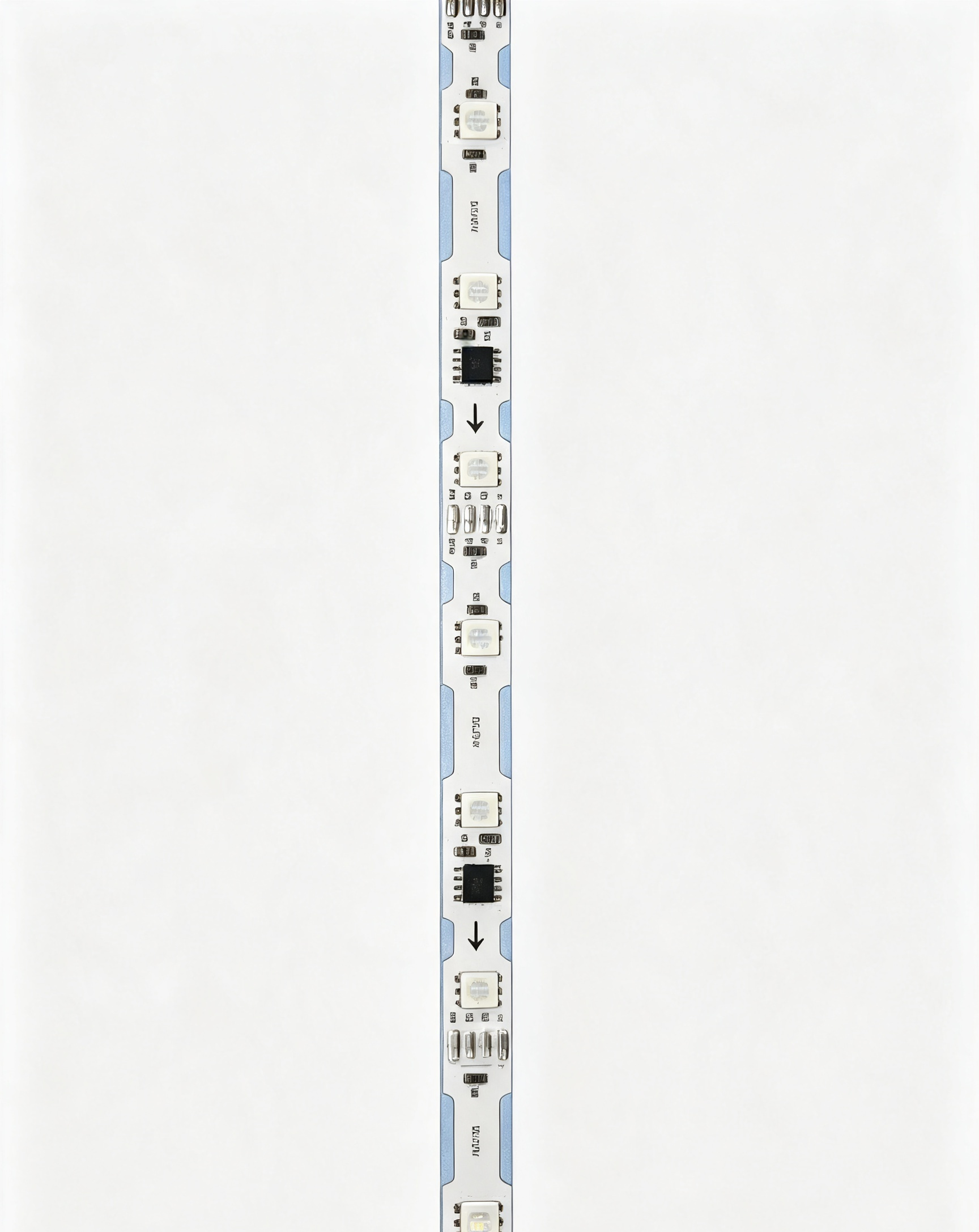 S-shaped 42-lamp iridescent light strip