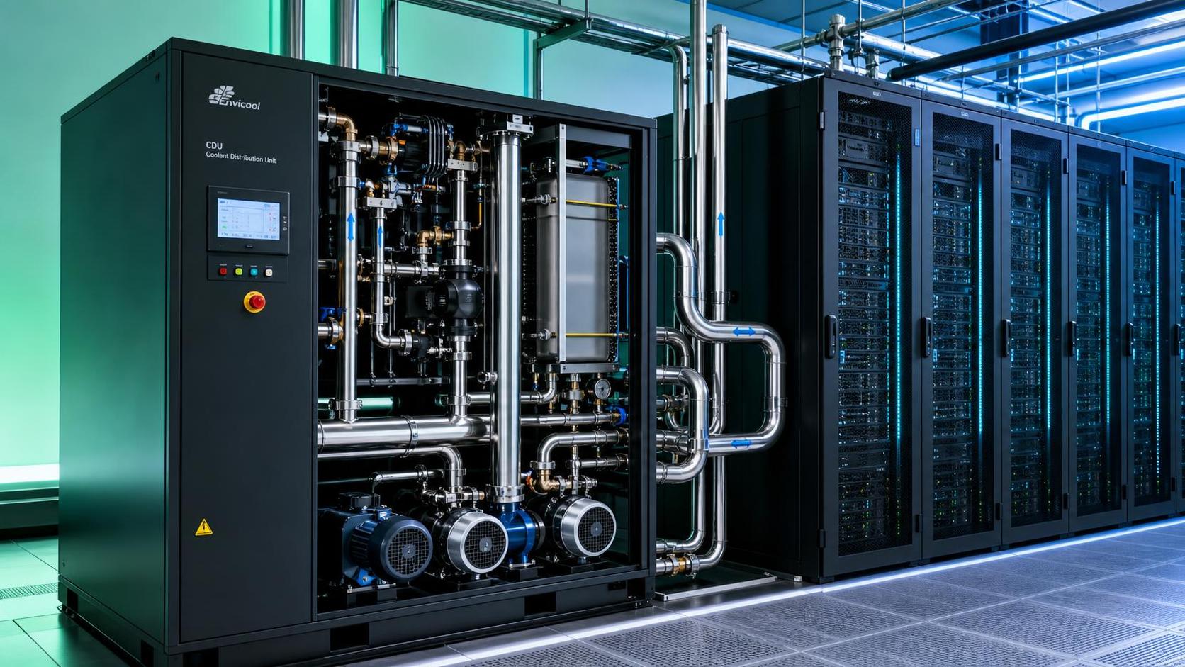Unidades de distribución de refrigerante (CDU) para la refrigeración de centros de datos