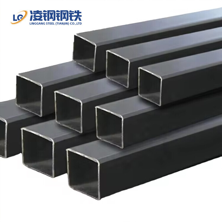 Q235 Q345 S235 Square Tube Carbon Steel Pipe Black Hollow Section Carbon Steel Tubing Square Metal Pipe