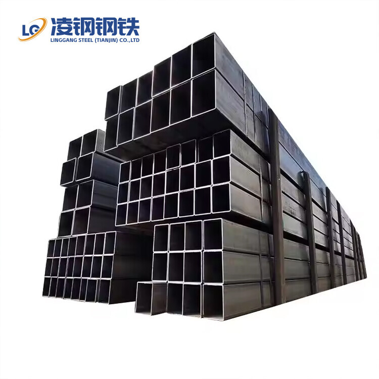 Q235 Q345 S235 Square Tube Carbon Steel Pipe Black Hollow Section Carbon Steel Tubing Square Metal Pipe