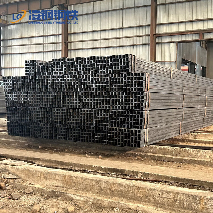 Q235 Q345 S235 Square Tube Carbon Steel Pipe Black Hollow Section Carbon Steel Tubing Square Metal Pipe