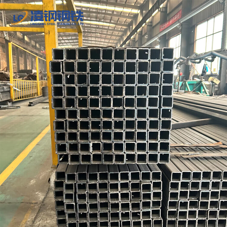 Q235 Q345 S235 Square Tube Carbon Steel Pipe Black Hollow Section Carbon Steel Tubing Square Metal Pipe