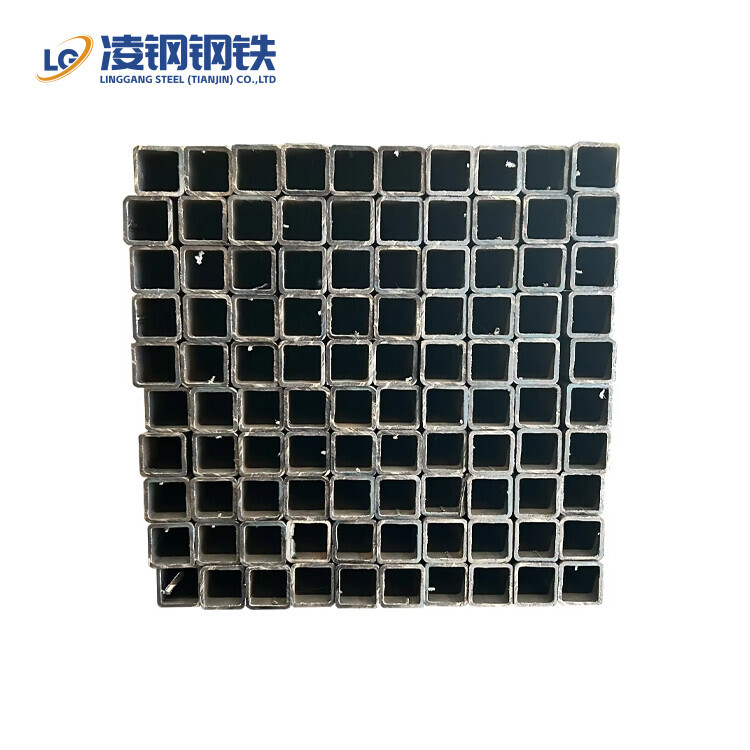 Q235 Q345 S235 Square Tube Carbon Steel Pipe Black Hollow Section Carbon Steel Tubing Square Metal Pipe