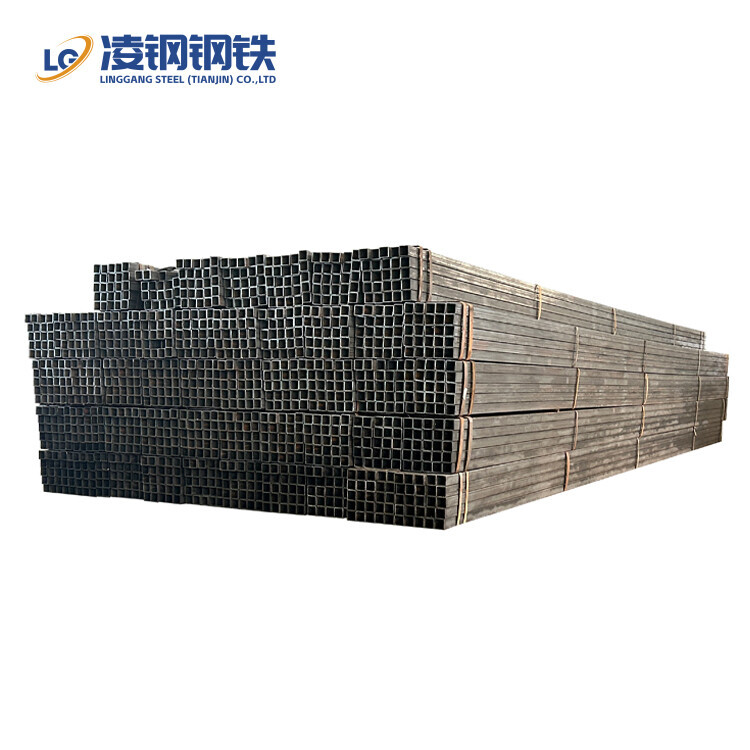 Q235 Q345 S235 Square Tube Carbon Steel Pipe Black Hollow Section Carbon Steel Tubing Square Metal Pipe