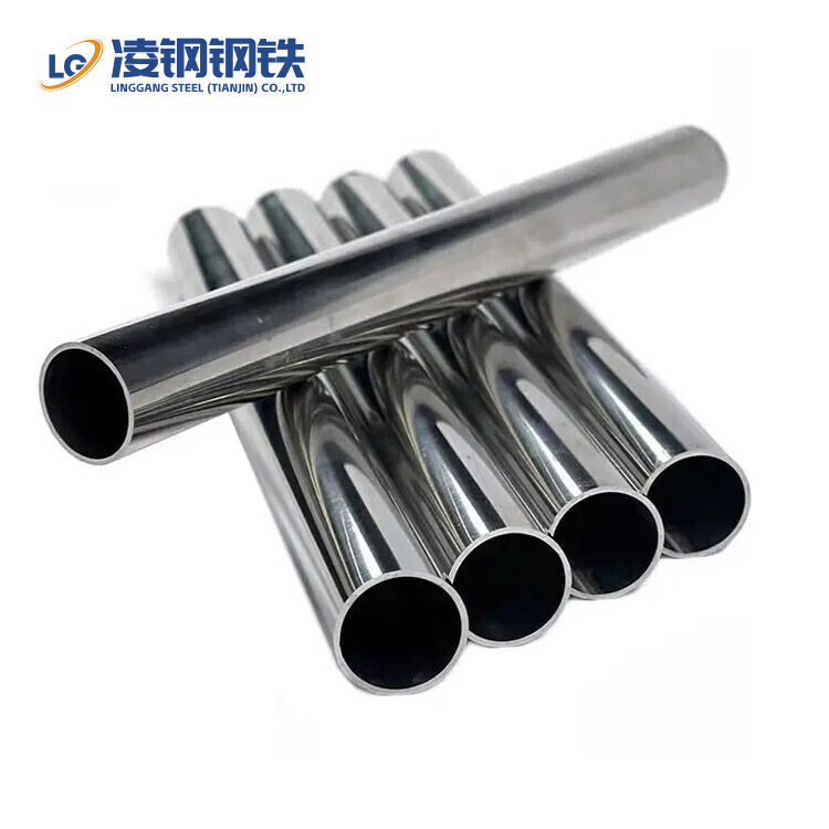 Round Stainless Steel Pipe Astm A270 A554 Ss304 316l 316 310s 440 1.4301 321 904l 201 Square Pipe Inox Ss Seamless Tube