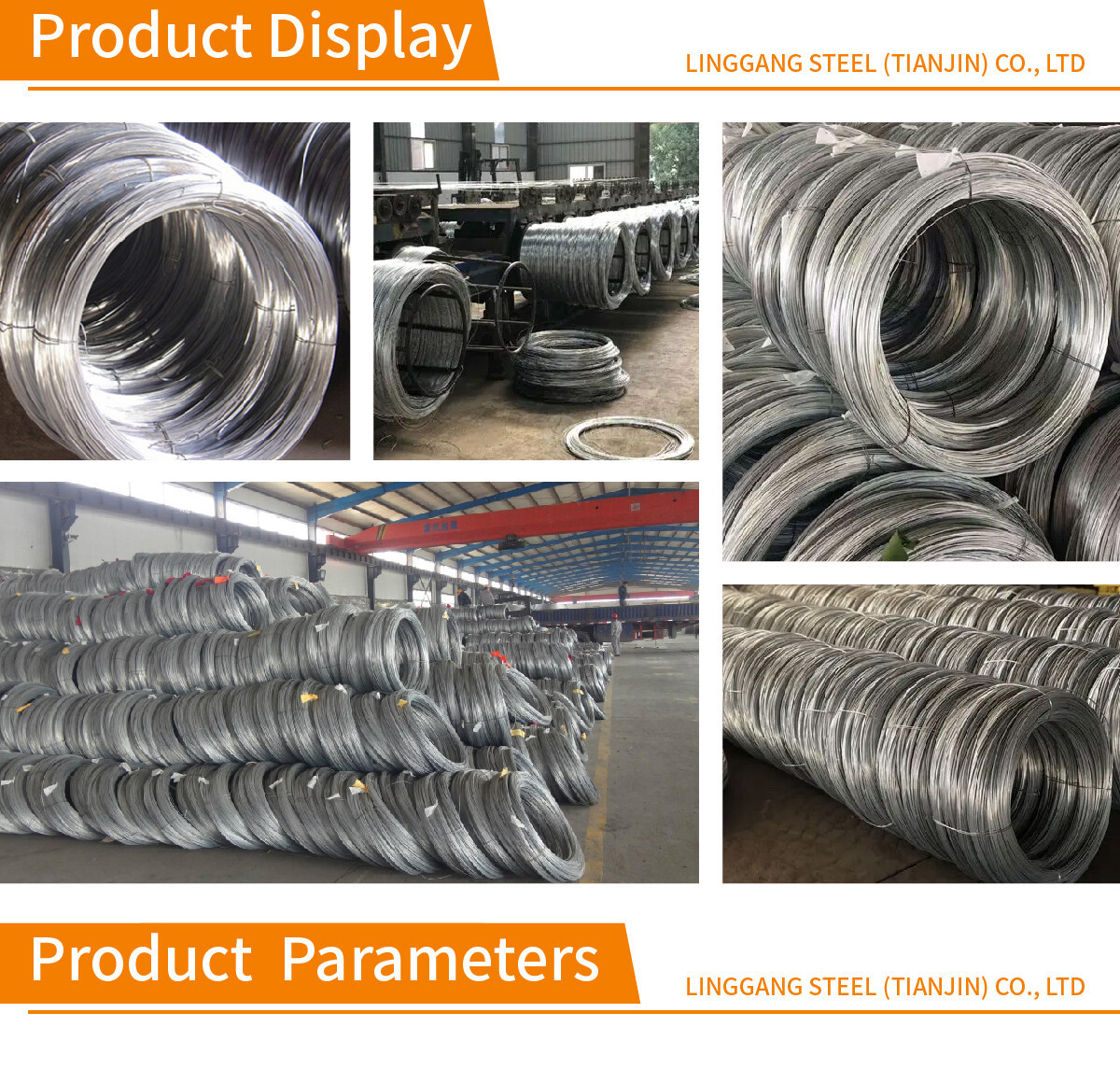 Factory Direct Sales Dx51d Dx52d Dx112d G300 Galvanized Steel Wire