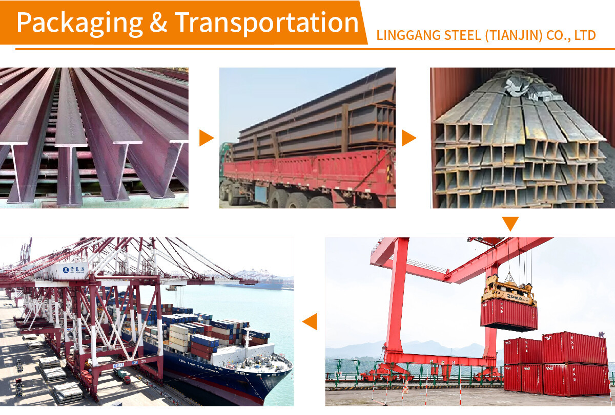 H型钢 (2) Chinese suppliers Q235B Standard H-Beam Steel / A36/A50/A572/GR50/A992