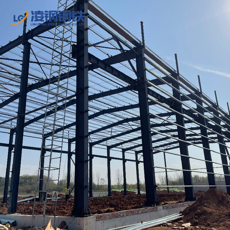 Cylindrical barn kit / Warehouse metal prefabricated building / Steel structure prefabricated building / Steel workshop