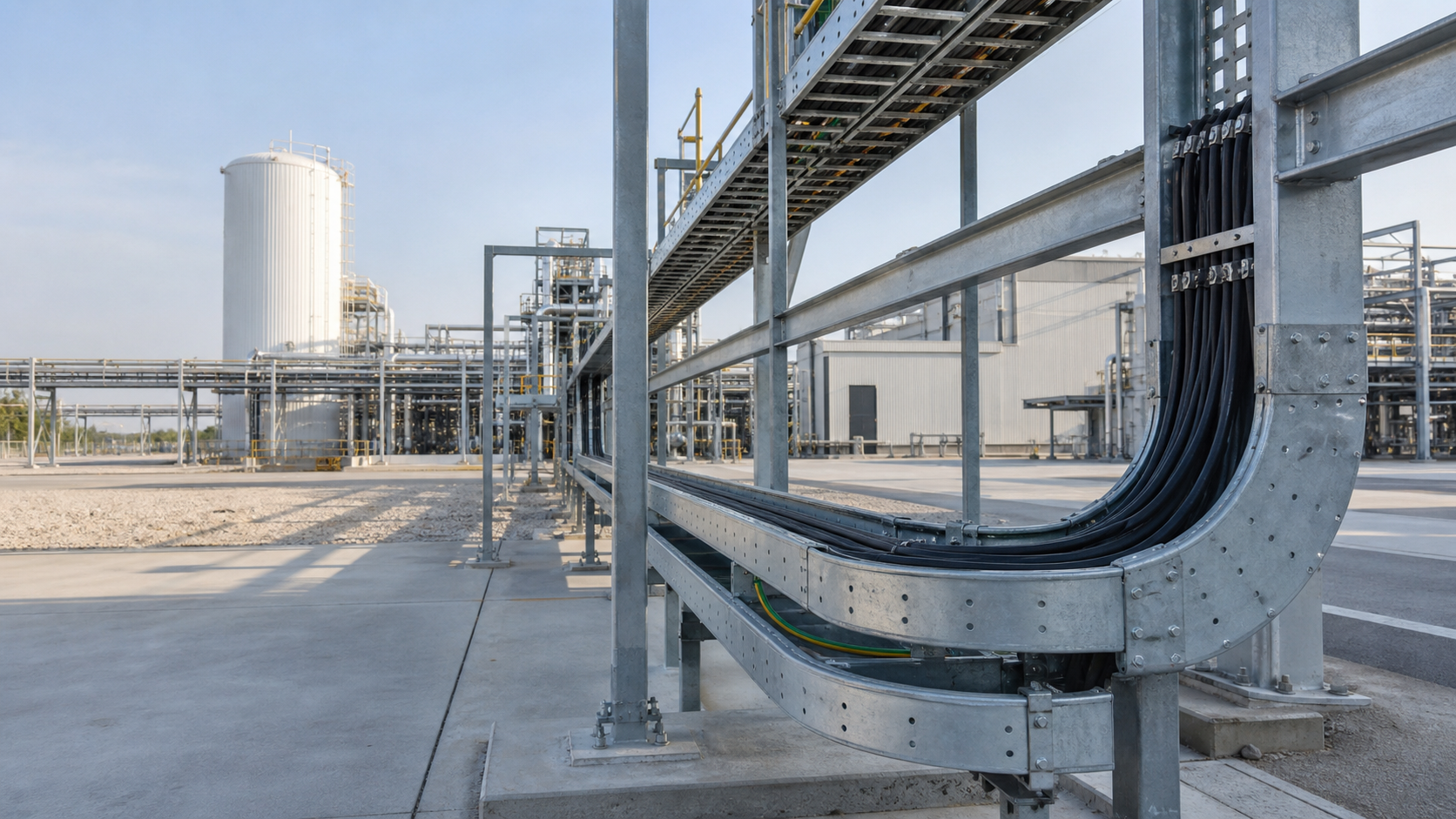 Cable Tray Planning for Green Ammonia Production Facilities