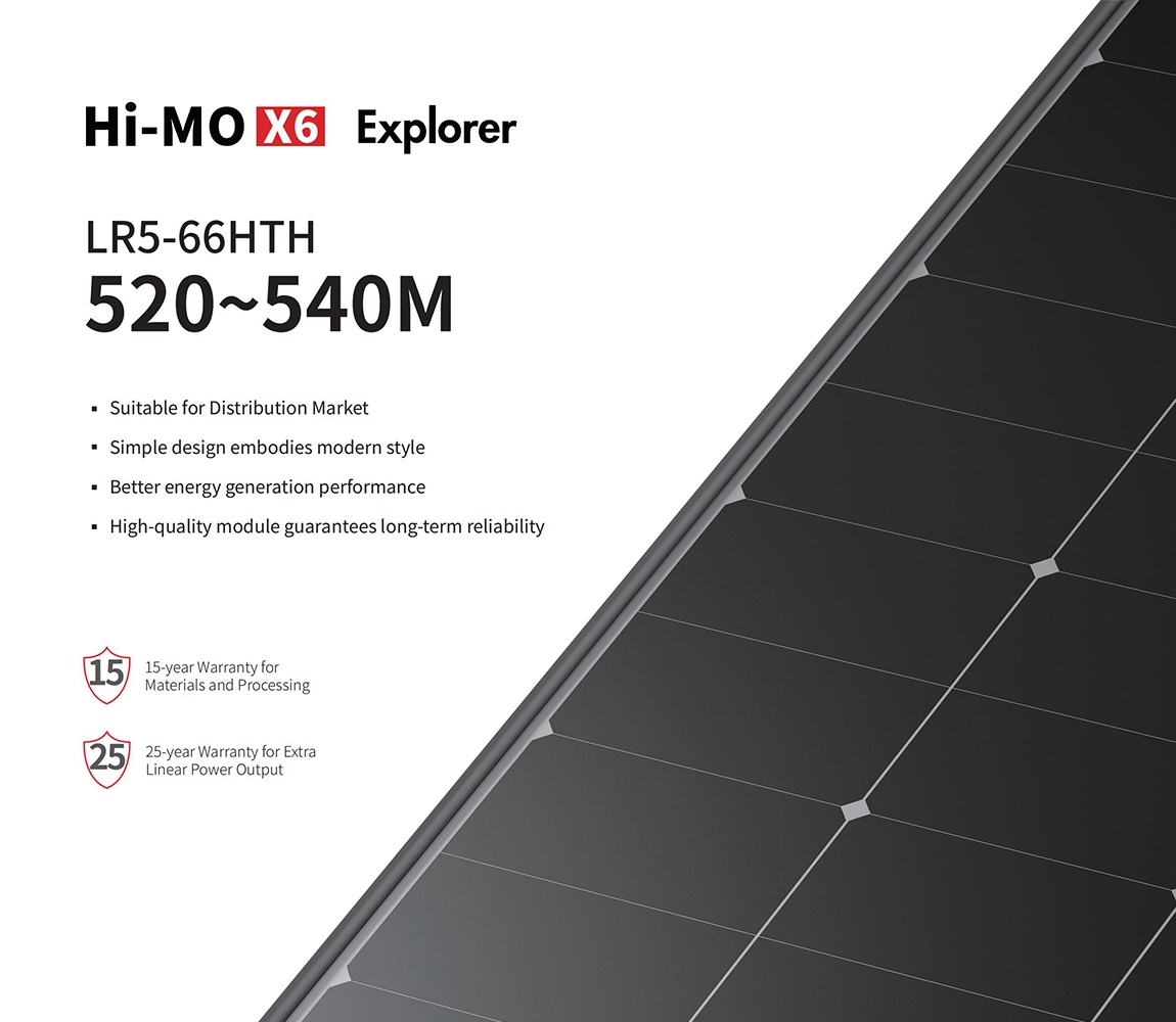 Hi-MO X6 Explorer LR5-66HTH 520-540M