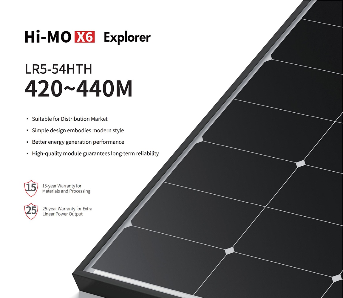 Hi-MO X6 LR5-54HTH 420-440M
