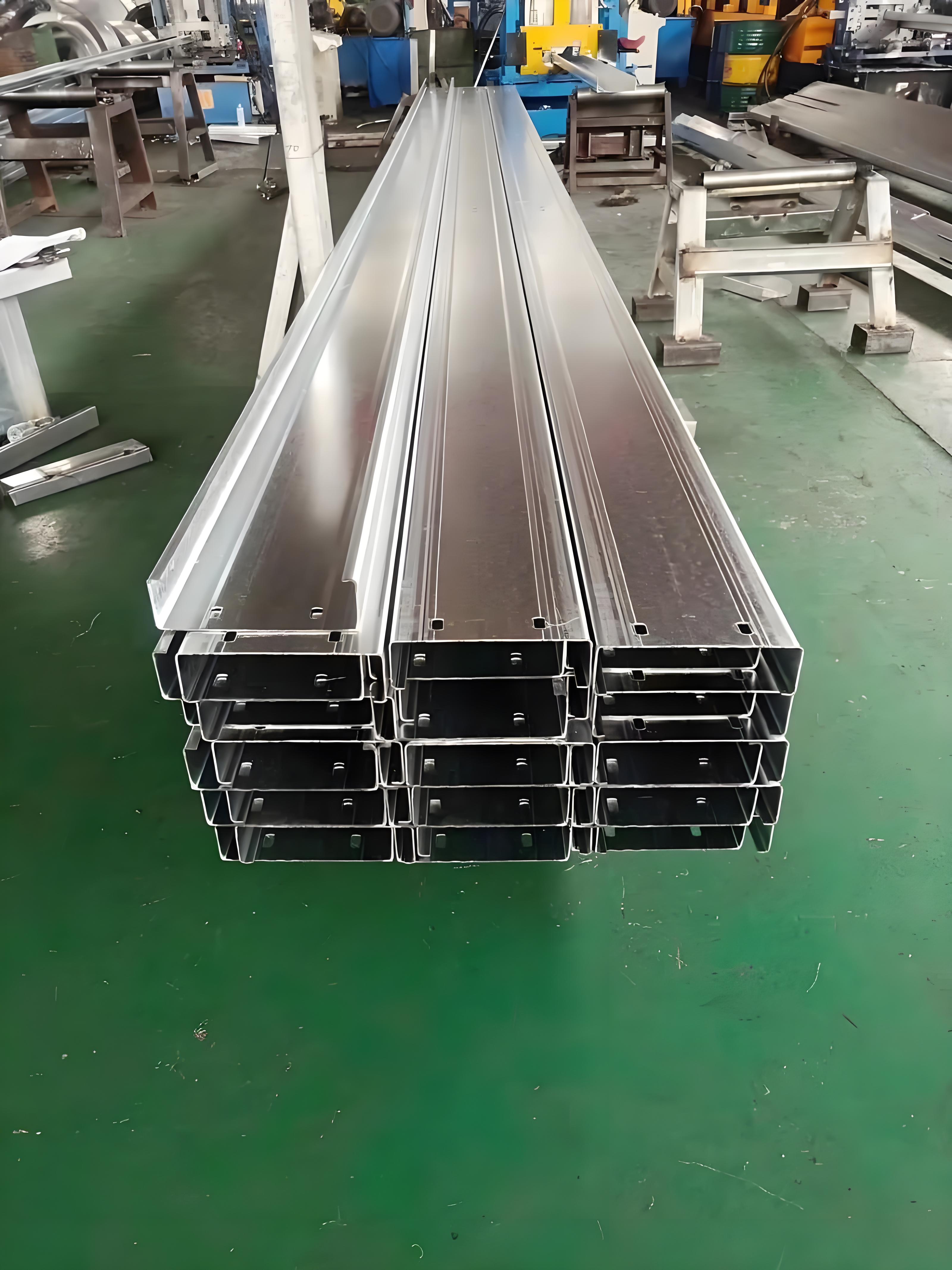 Welding C-shaped steel