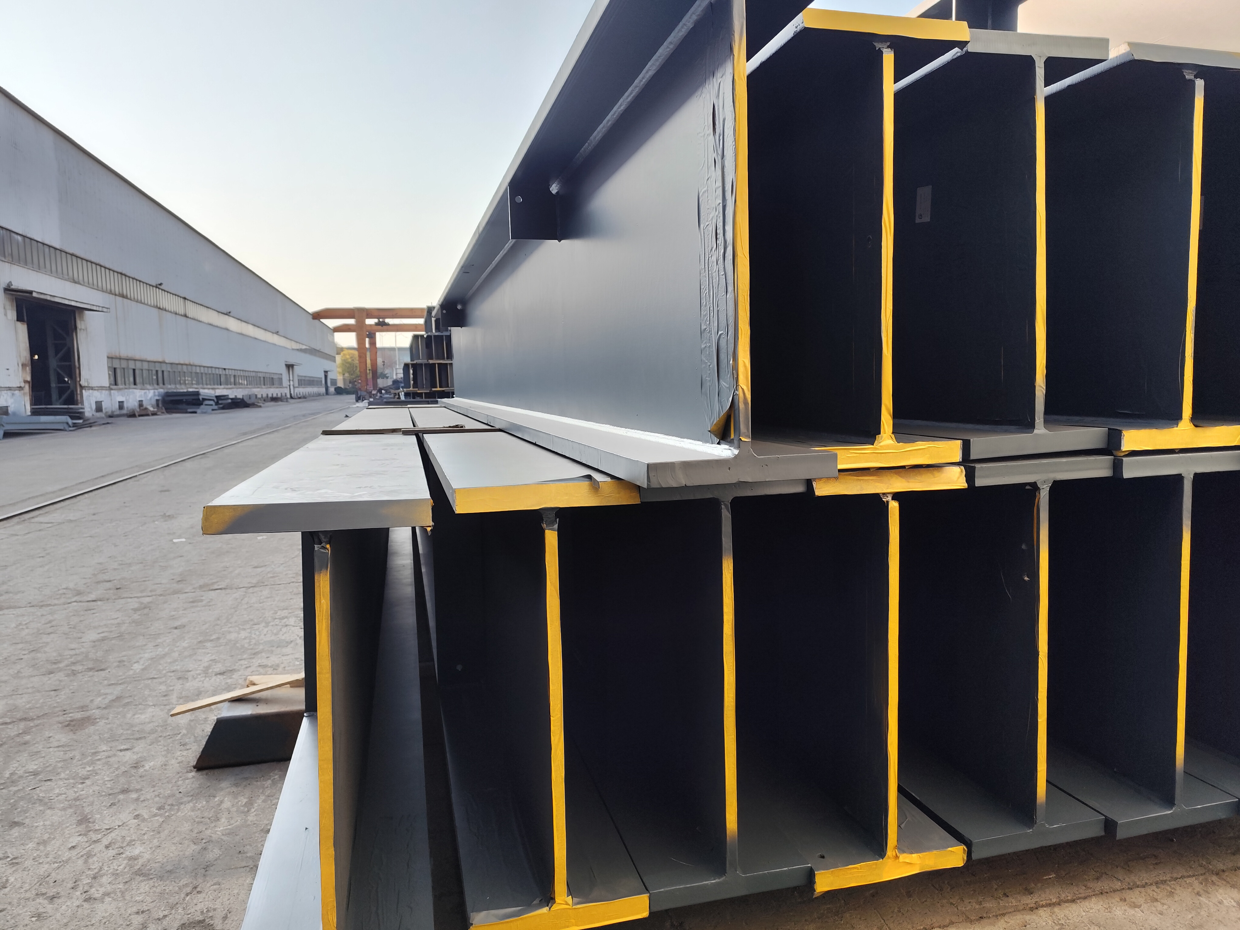 Welding H-beam