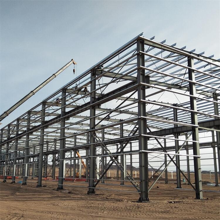 Modern Steel Warehouse: Modular Prefab Factory, Low-Cost Industrial Shed