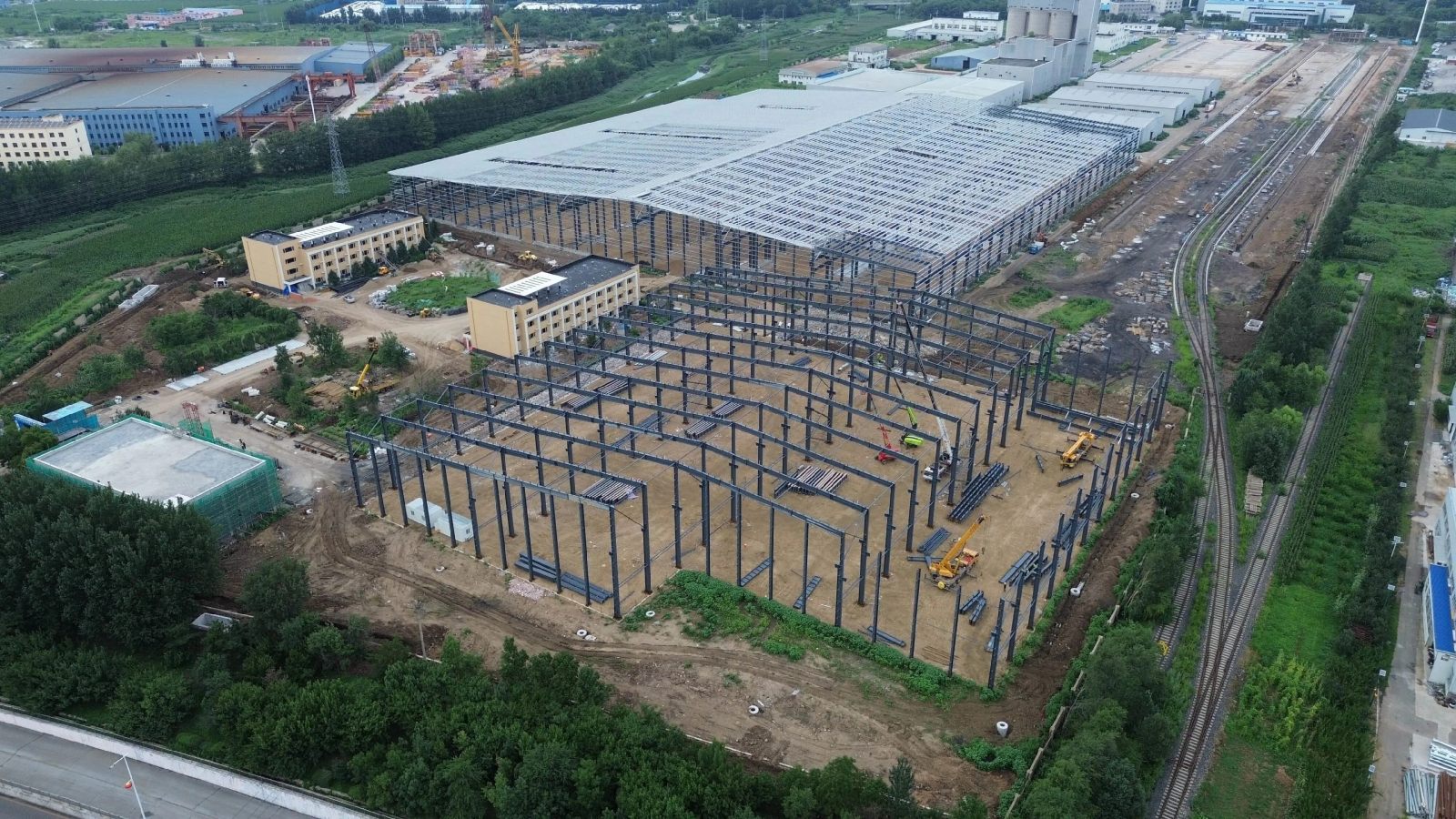 21,000 SQM Steel Structure Industrial Workshop