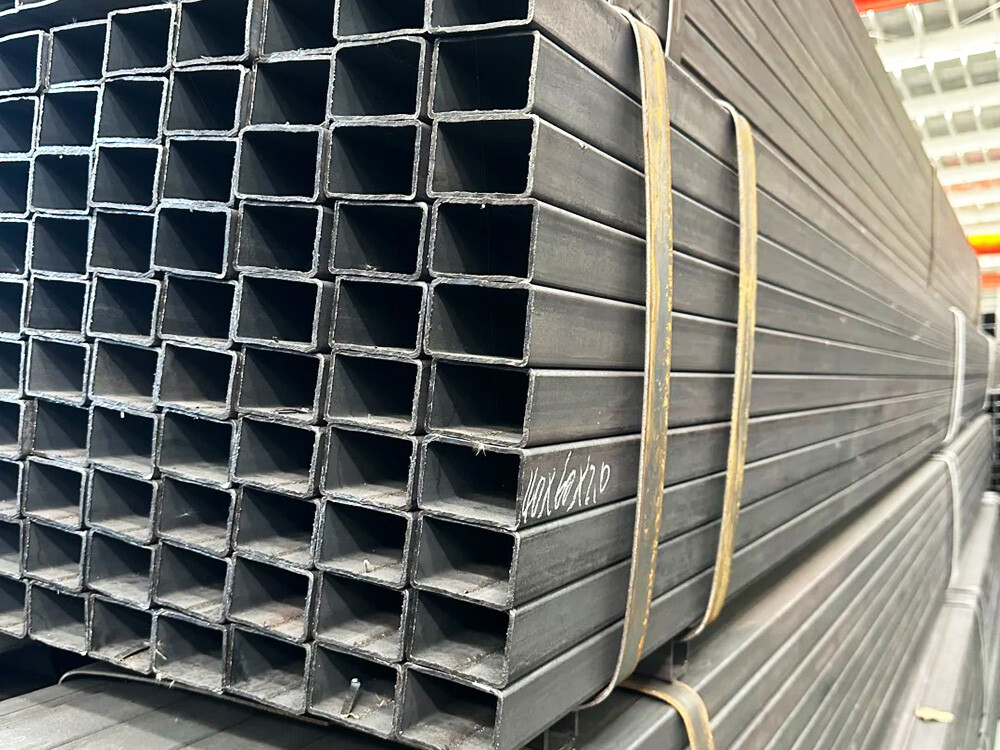 Tubo rectangular de acero al carbono