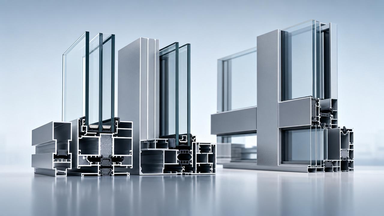 Aluminum Profiles for Doors, Windows, and Curtain Walls