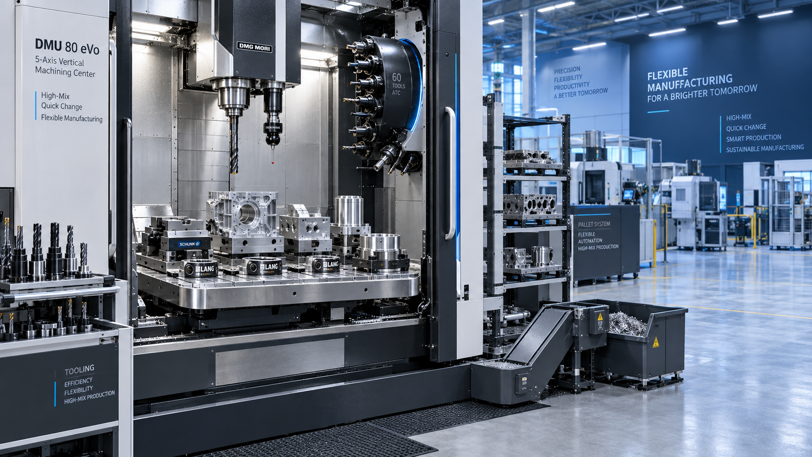 How to Size a Vertical Machining Center for High-Mix Production Lines