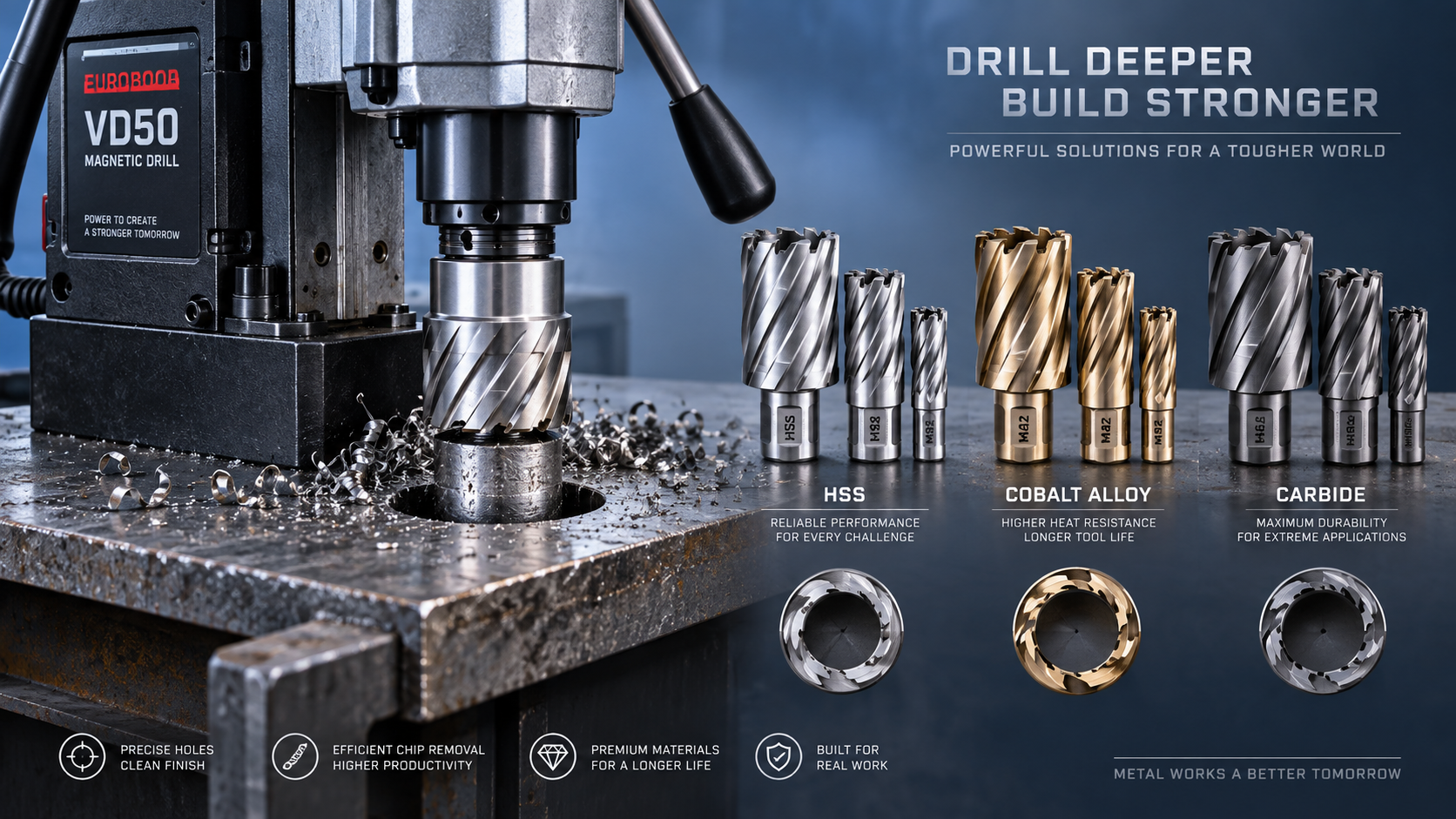 Why Annular Cutter Selection Matters for Magnetic Drill VD50 Productivity