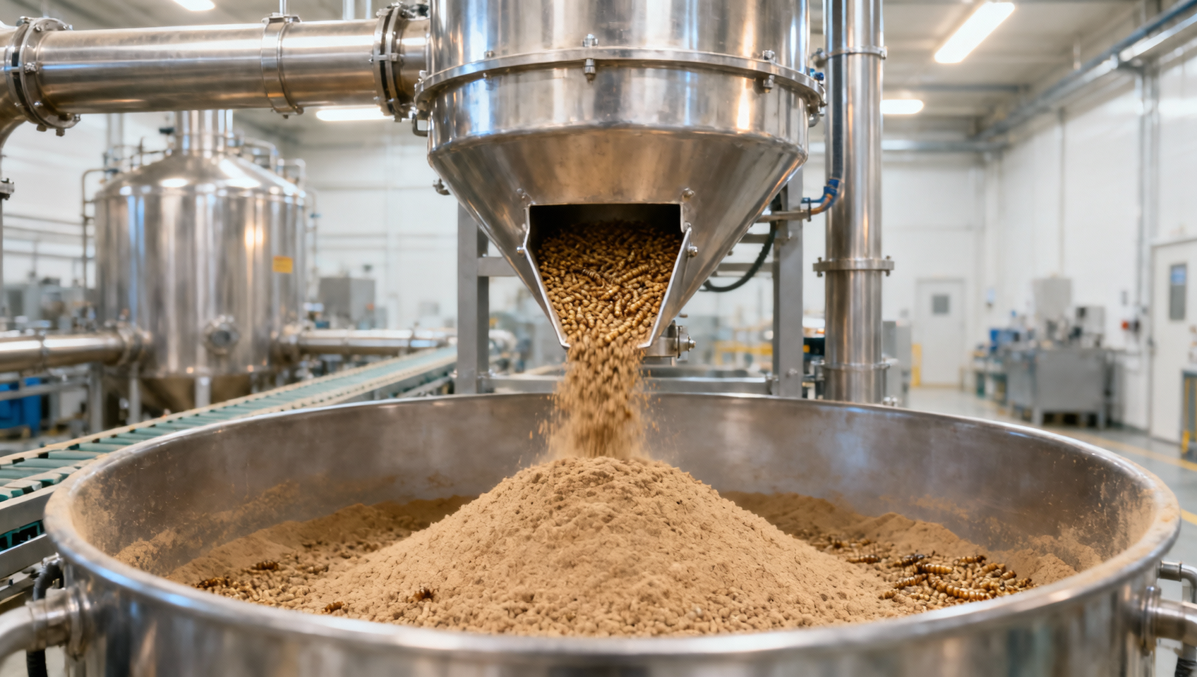 Are feed mills scaling up Tenebrio molitor inclusion amid rising fishmeal costs?